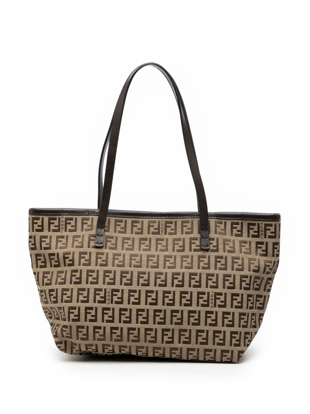 Fendi Pre-Owned Borsa tote in tela con motivo Zucchino 2000-2010 - Marrone