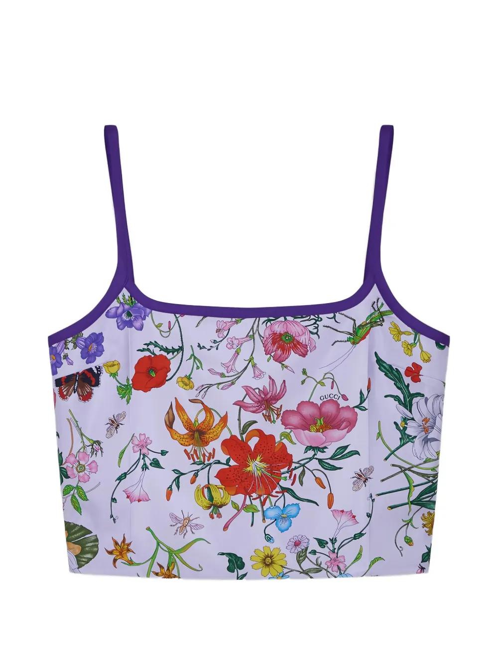  Gucci Floral Top - White 