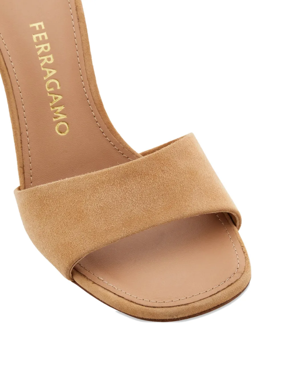 Ferragamo heel sandals Beige