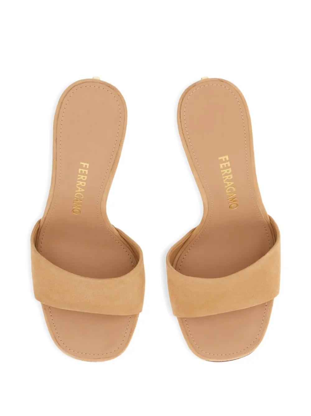 Ferragamo heel sandals Beige