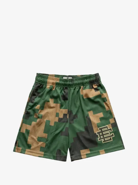 ERIC EMANUEL camouflage-pattern track shorts