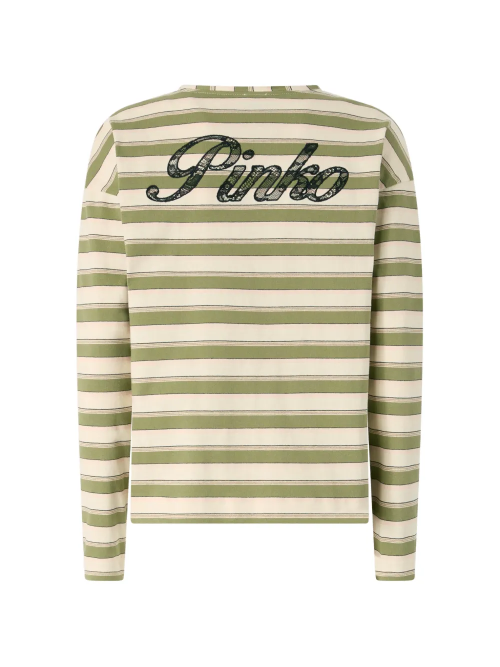  Pinko Striped Long-sleeve Top - Neutrals 
