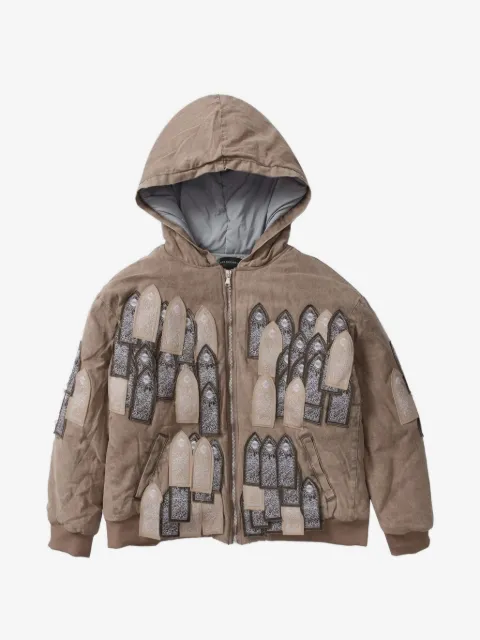 Who Decides War Kapuzenjacke mit Patches