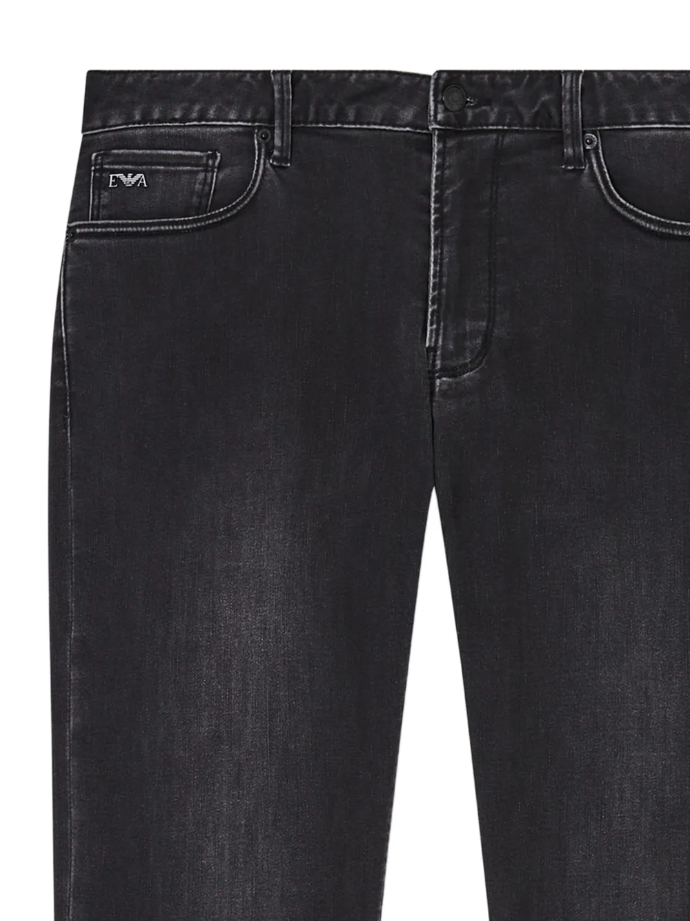 Emporio Armani Jeans met vijf zakken Zwart
