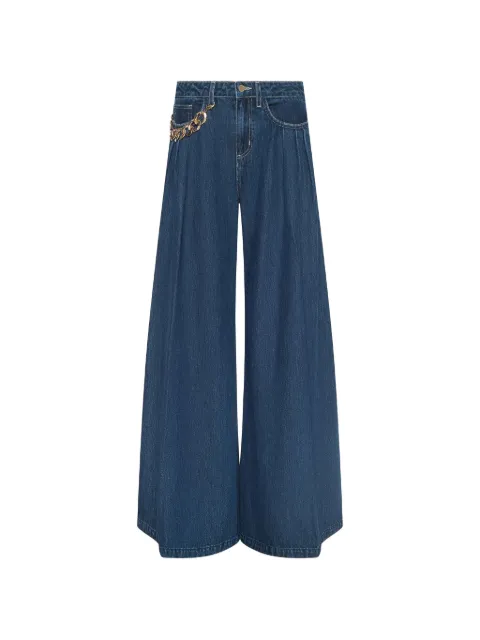 L'Agence high-rise chain-detail jeans