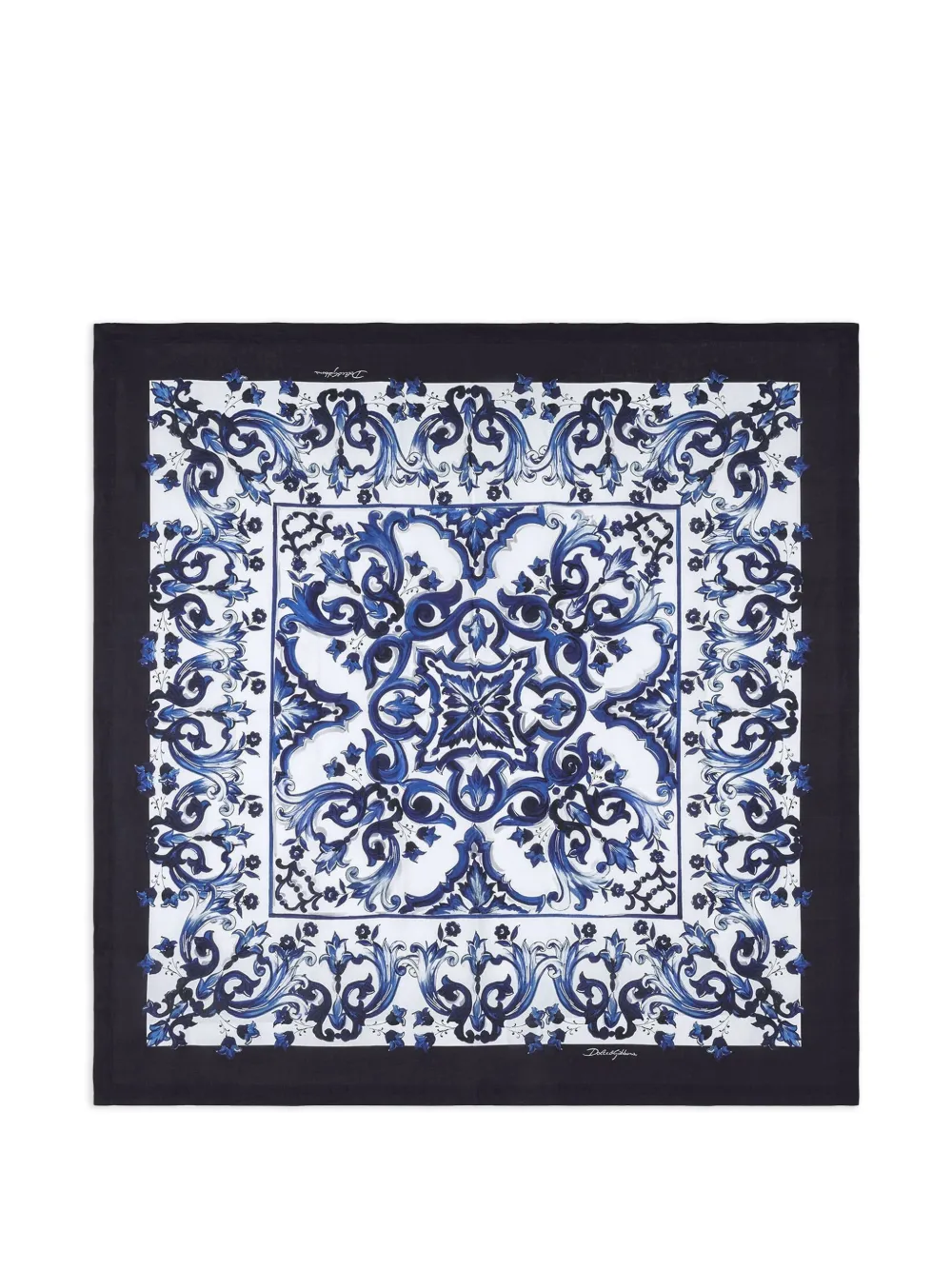 Dolce & Gabbana mediterranean floral tablecloth - Bianco