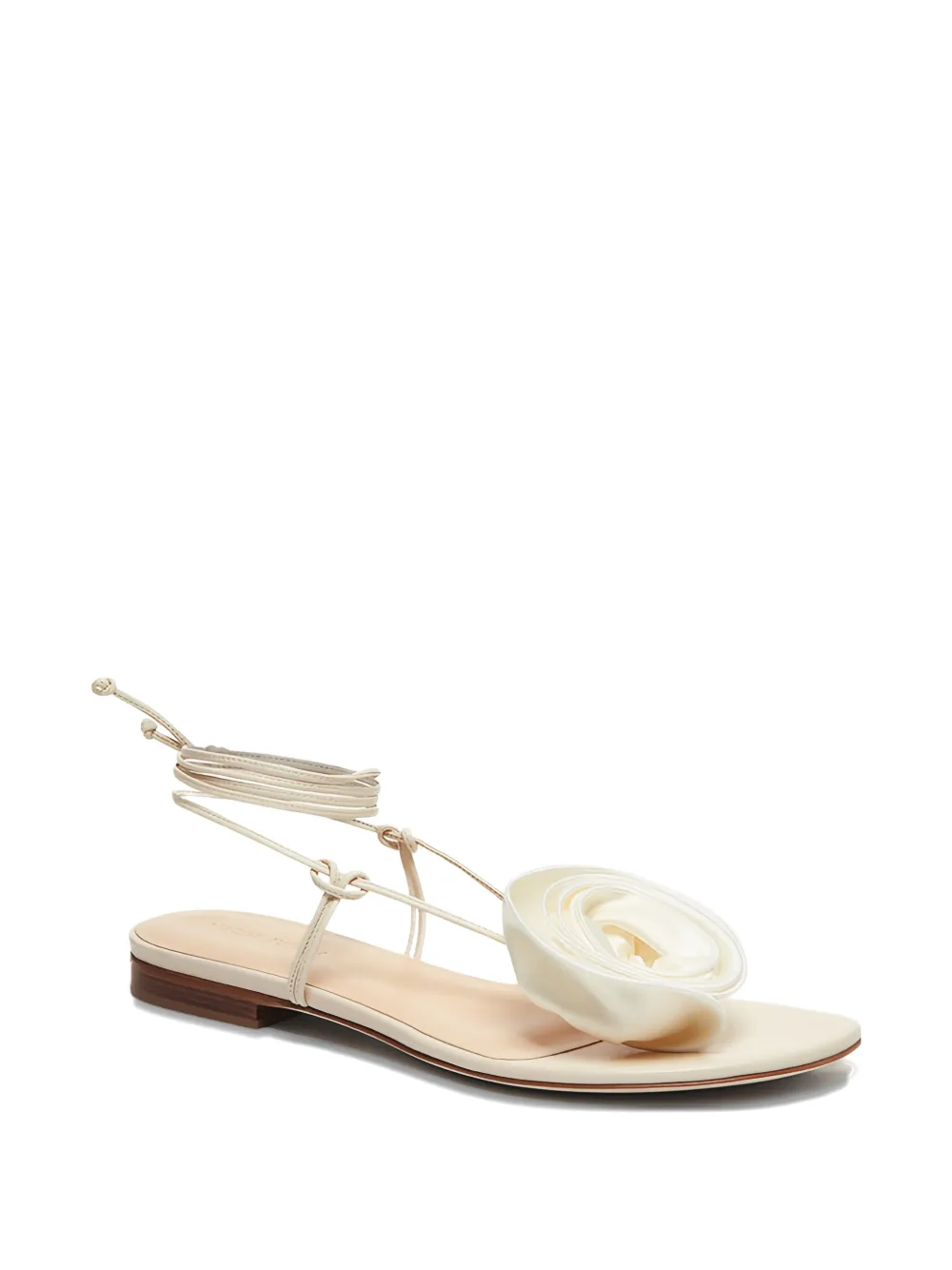 Magda Butrym Sandalen met bloemdetail Beige