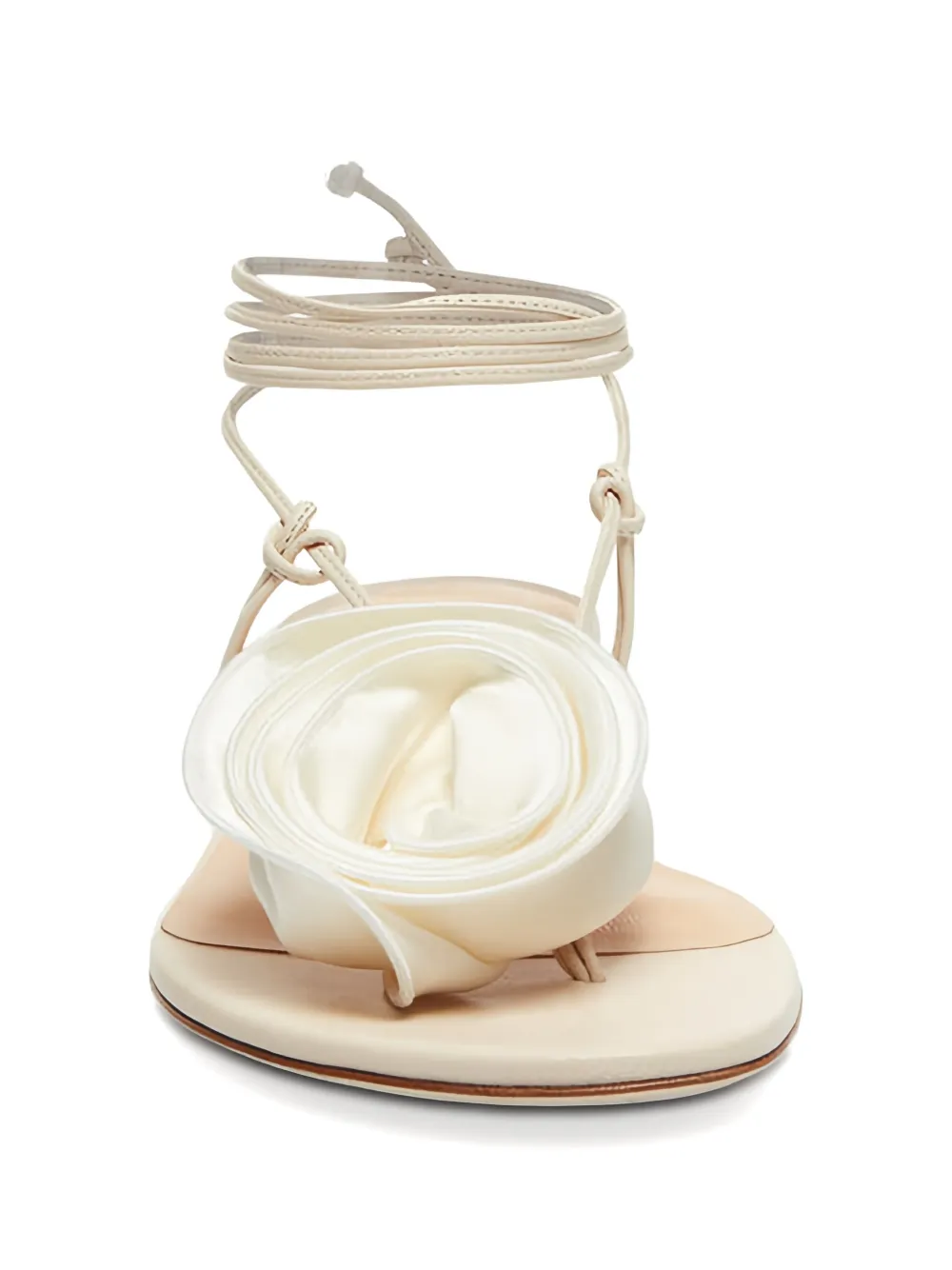 Magda Butrym Sandalen met bloemdetail Beige