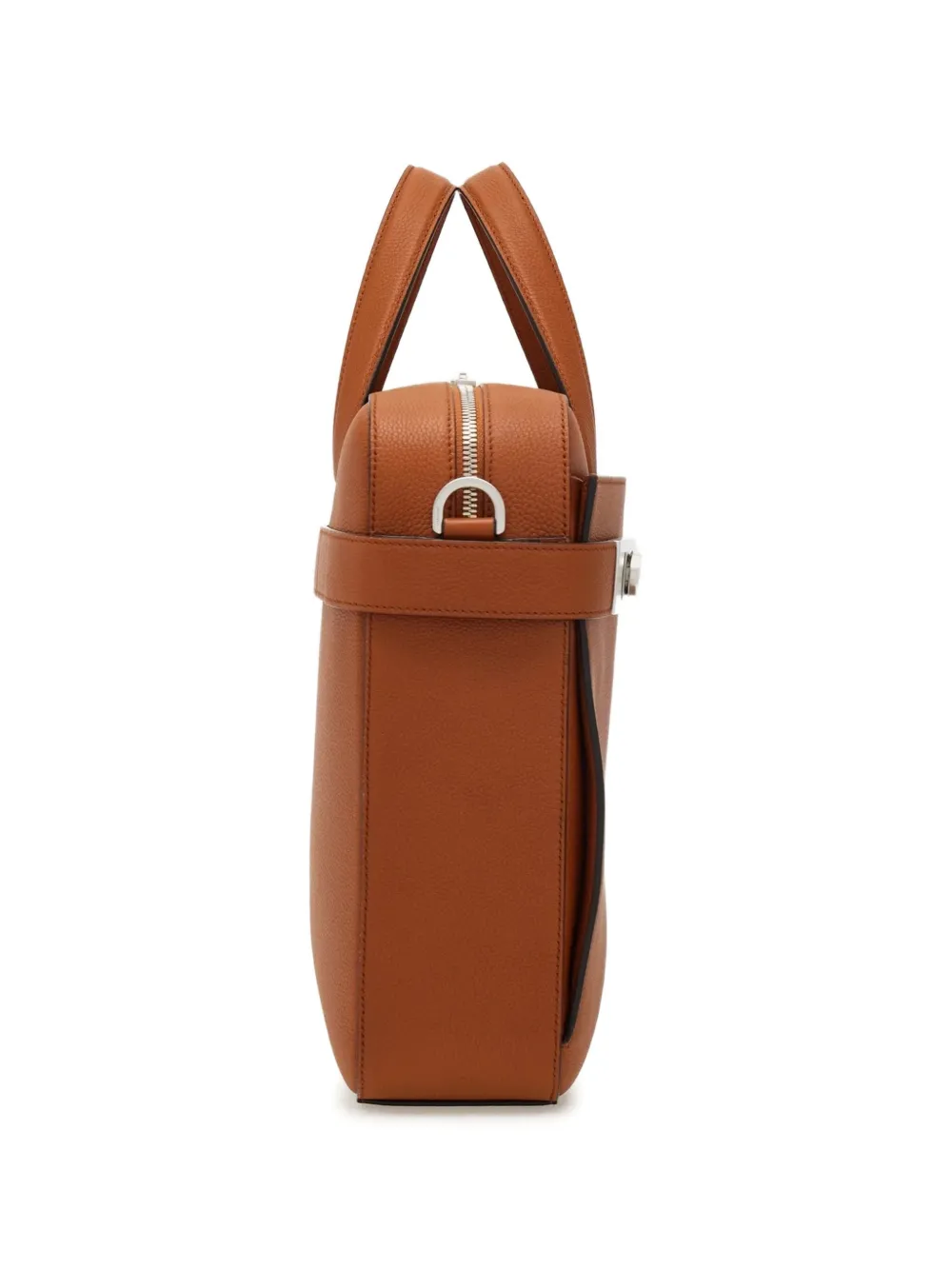 Ferragamo Aktetas met Gancini-gesp Bruin