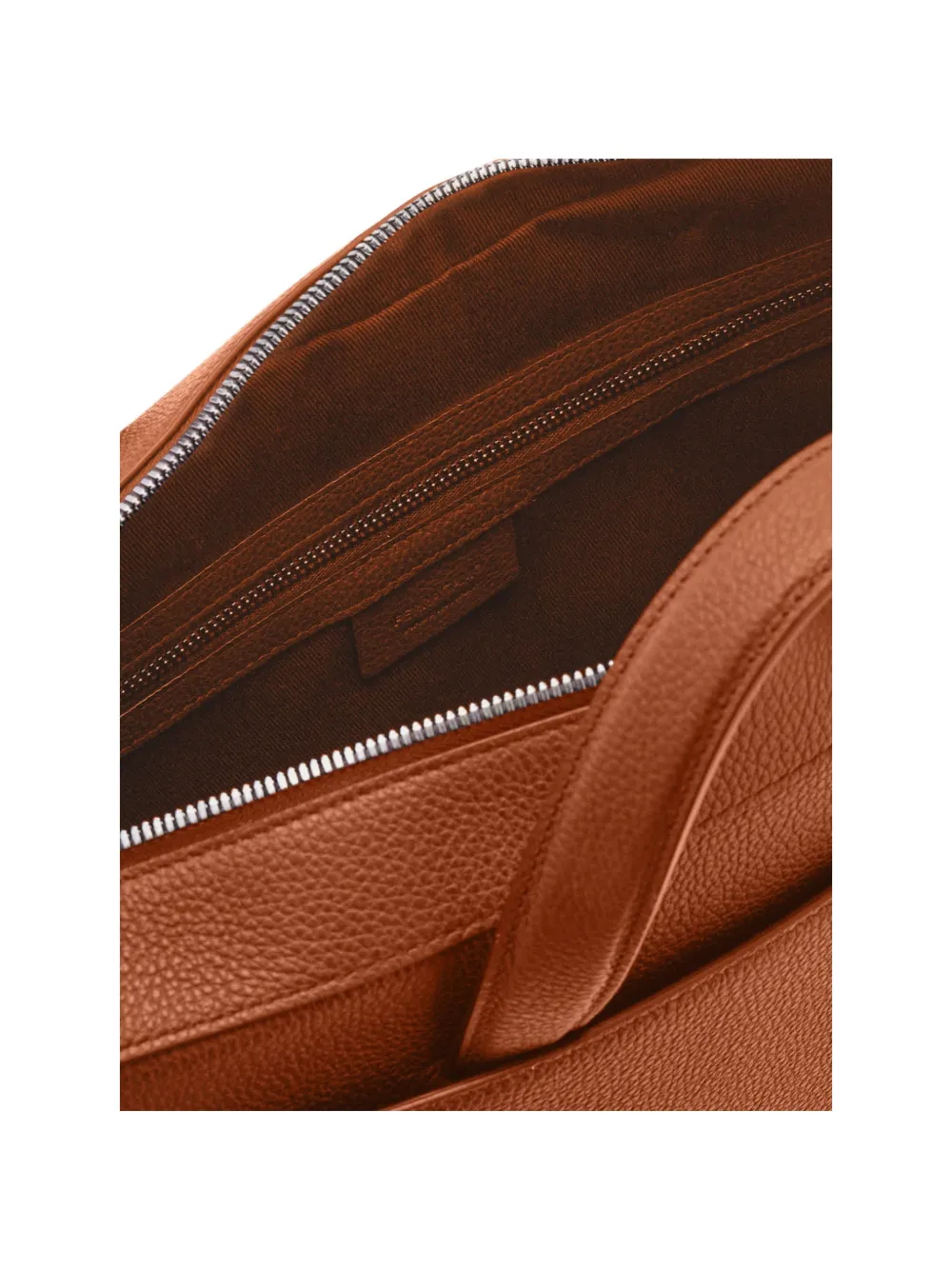Ferragamo Aktetas met Gancini-gesp Bruin