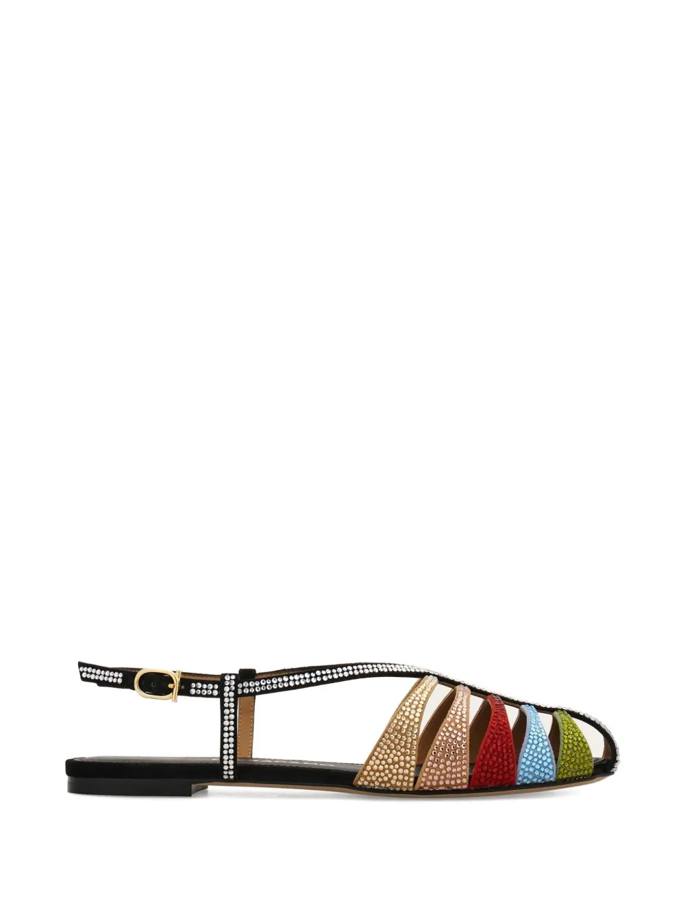 Ferragamo cage sandals Zwart