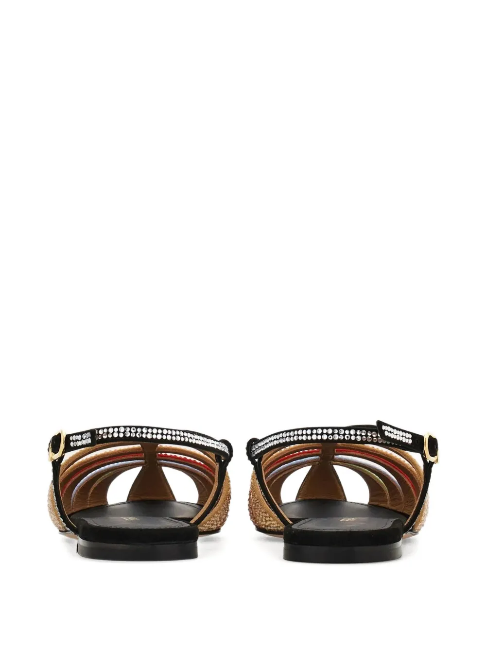 Ferragamo cage sandals Zwart