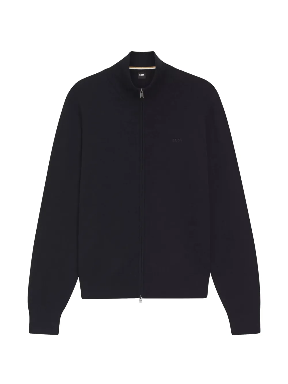 BOSS Upalano zip-up sweater - Nero