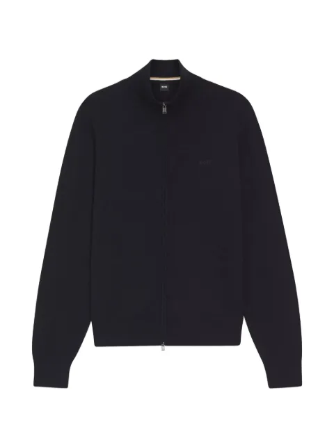 BOSS Upalano zip-up sweater