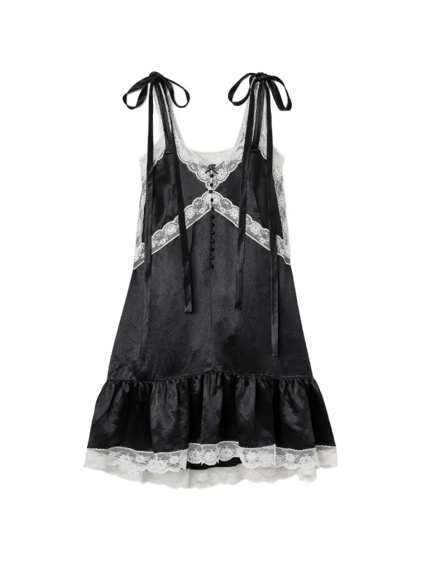 Marc Jacobs Black Midi Dress | Black | FARFETCH GE