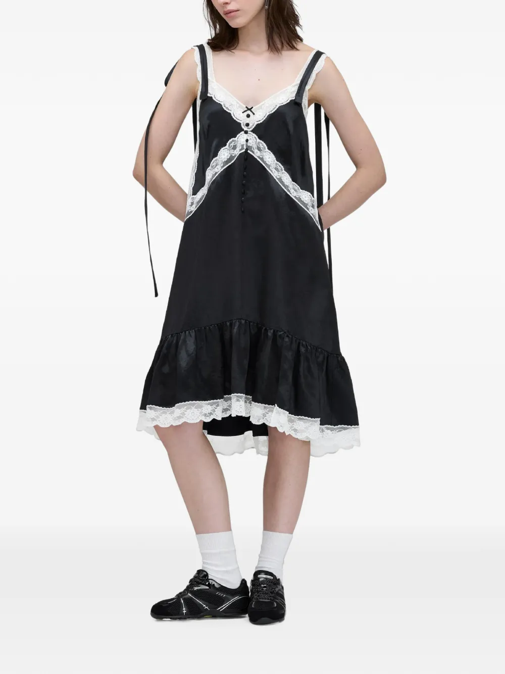 Marc Jacobs Zwarte midi-jurk