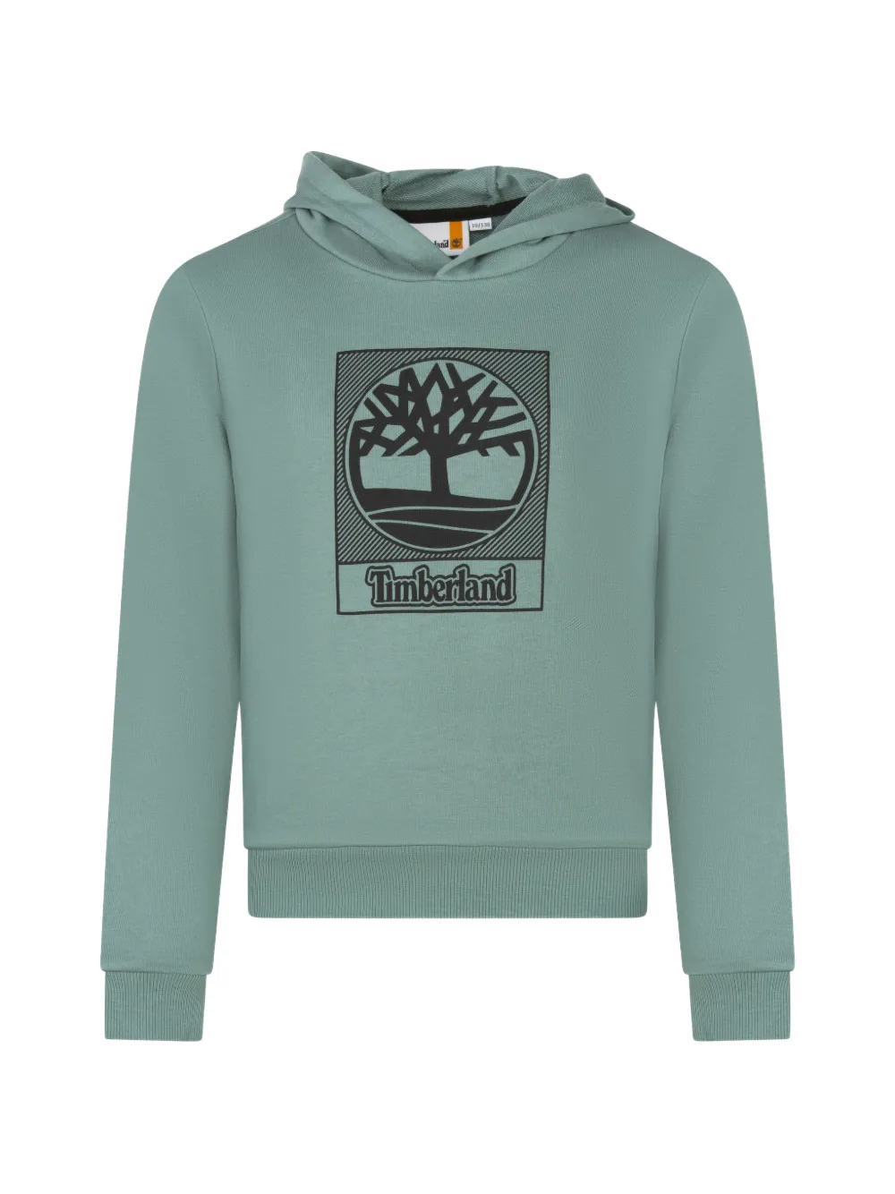 Timberland Kids Felpa con cappuccio e logo - Verde