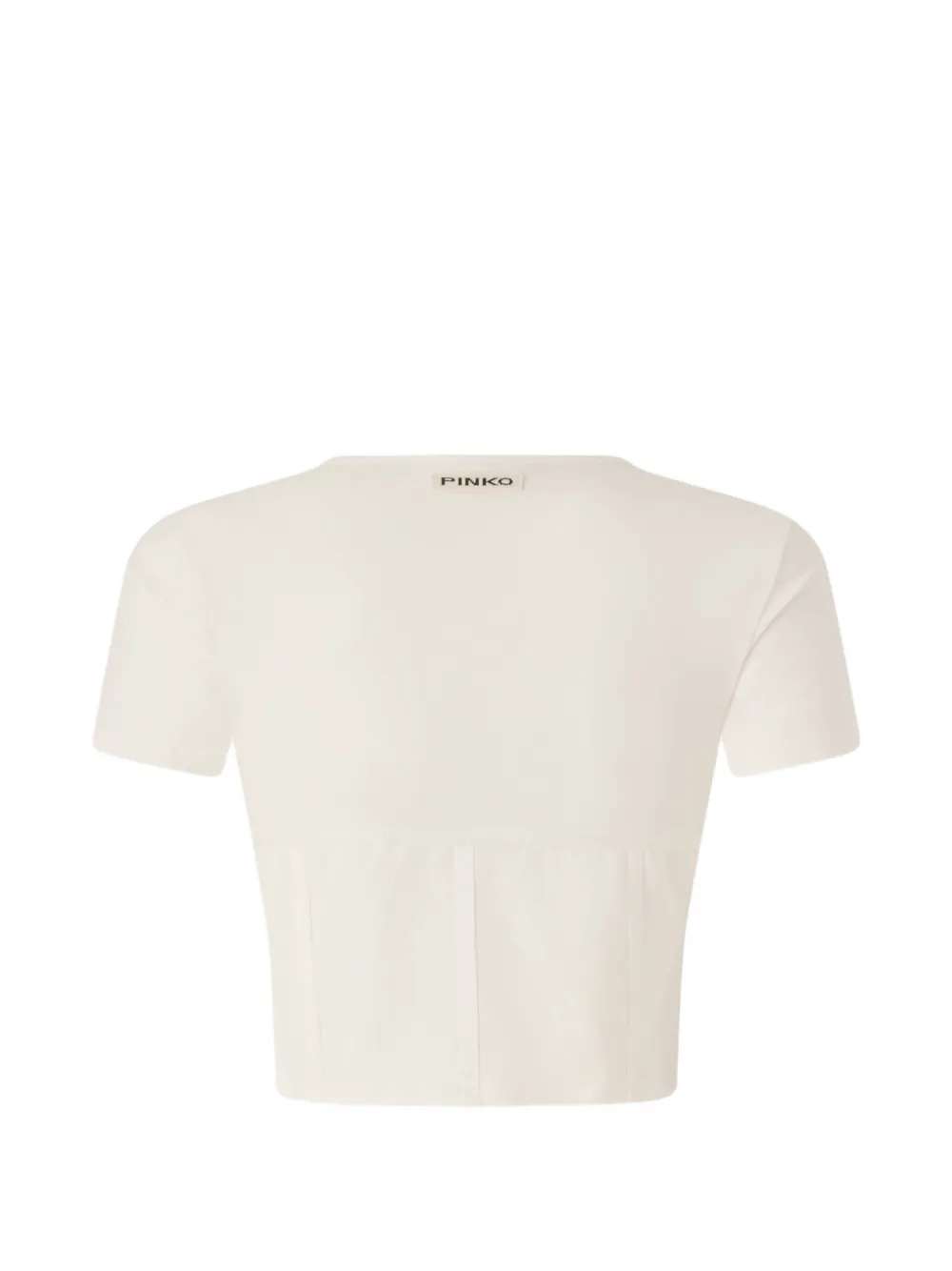 PINKO T-shirt met vlakken Beige