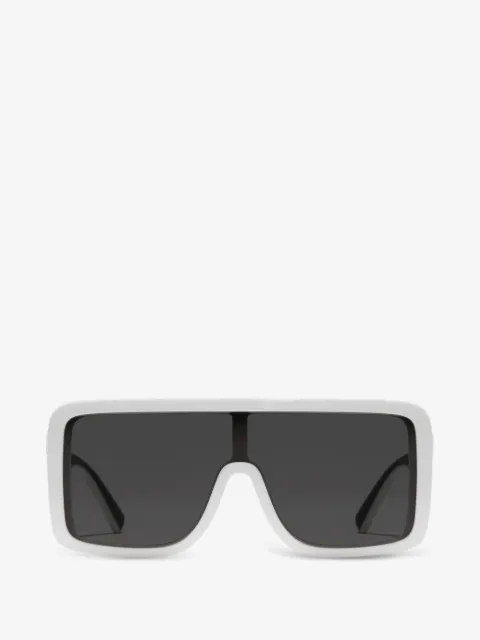 Dolce & Gabbana Eyewear logo rectangle-frame sunglasses