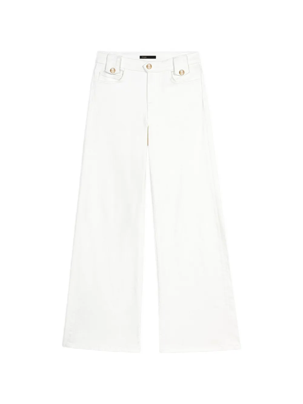 Maje flared denim jeans - Bianco