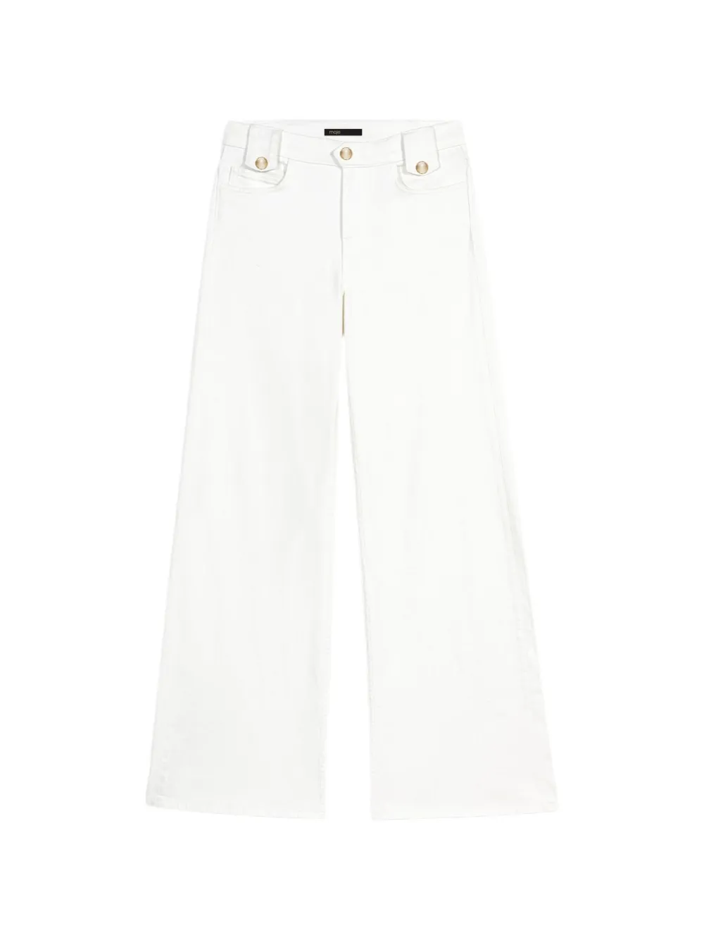 Maje flared denim jeans - Bianco