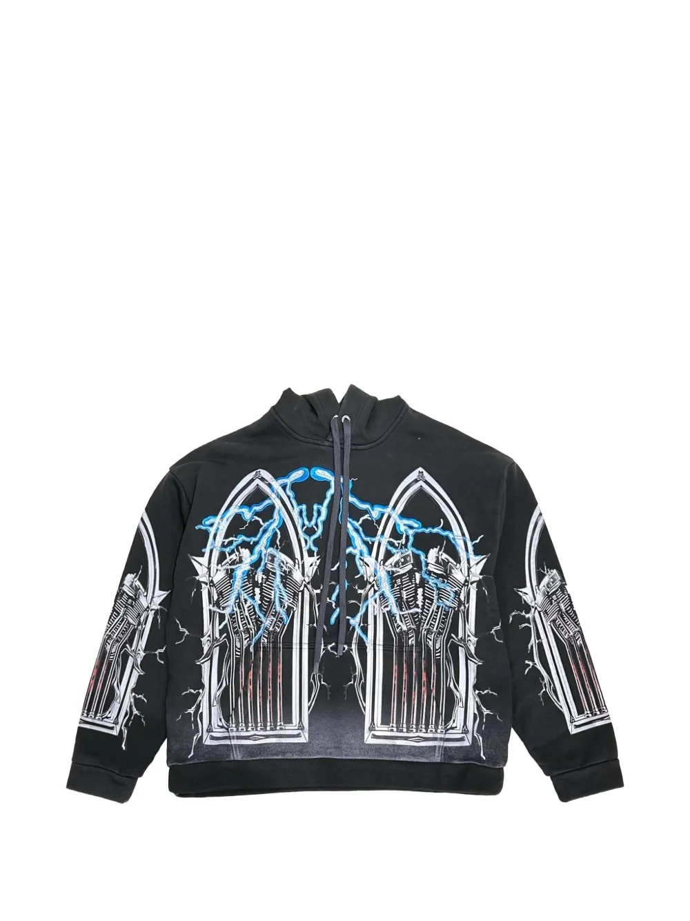 Who Decides War pocket hoodie - Nero