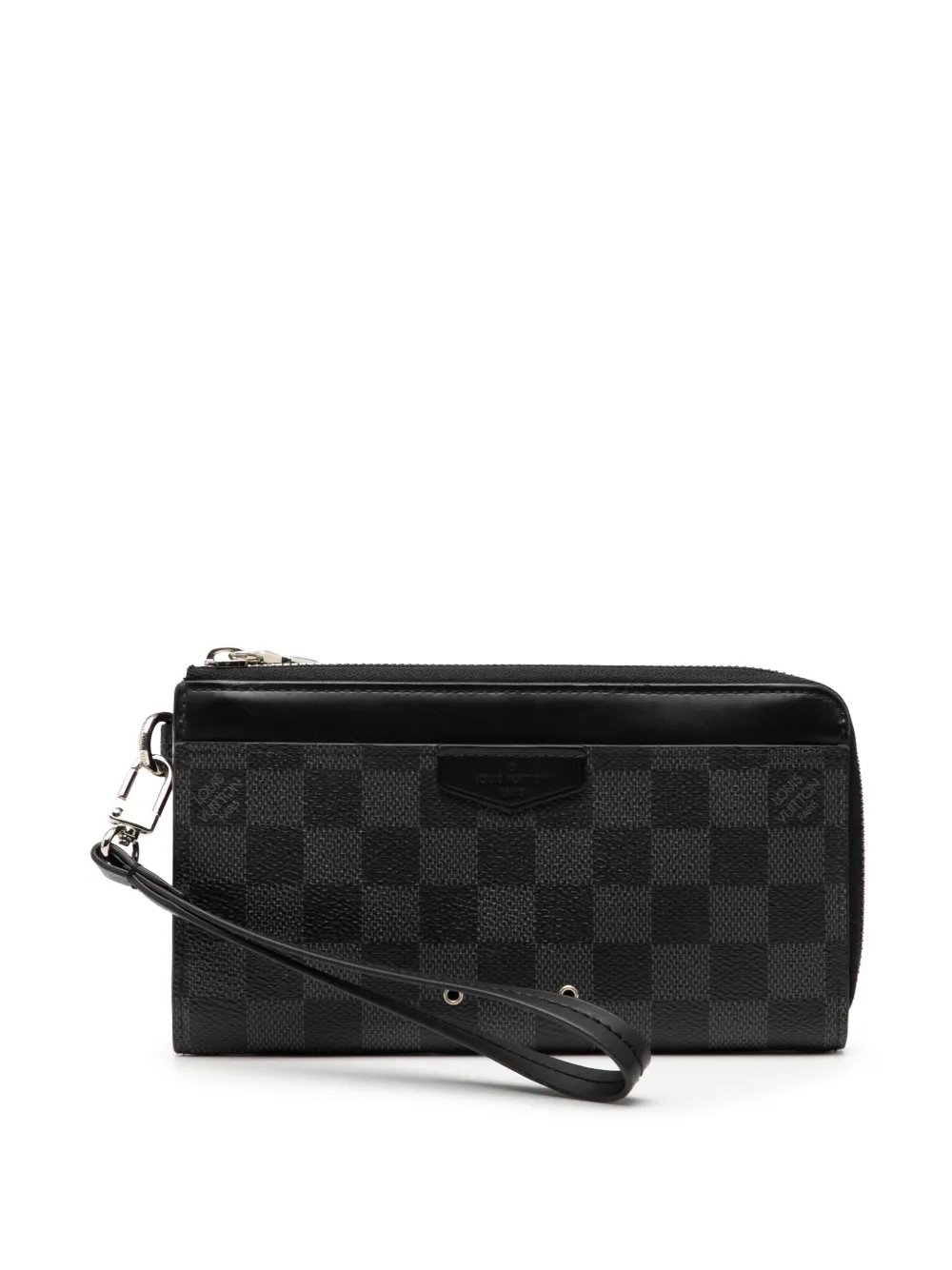 Louis Vuitton Pre-Owned Portafoglio Zippy Dragonne in tela Damier Graphite 2020 - Nero