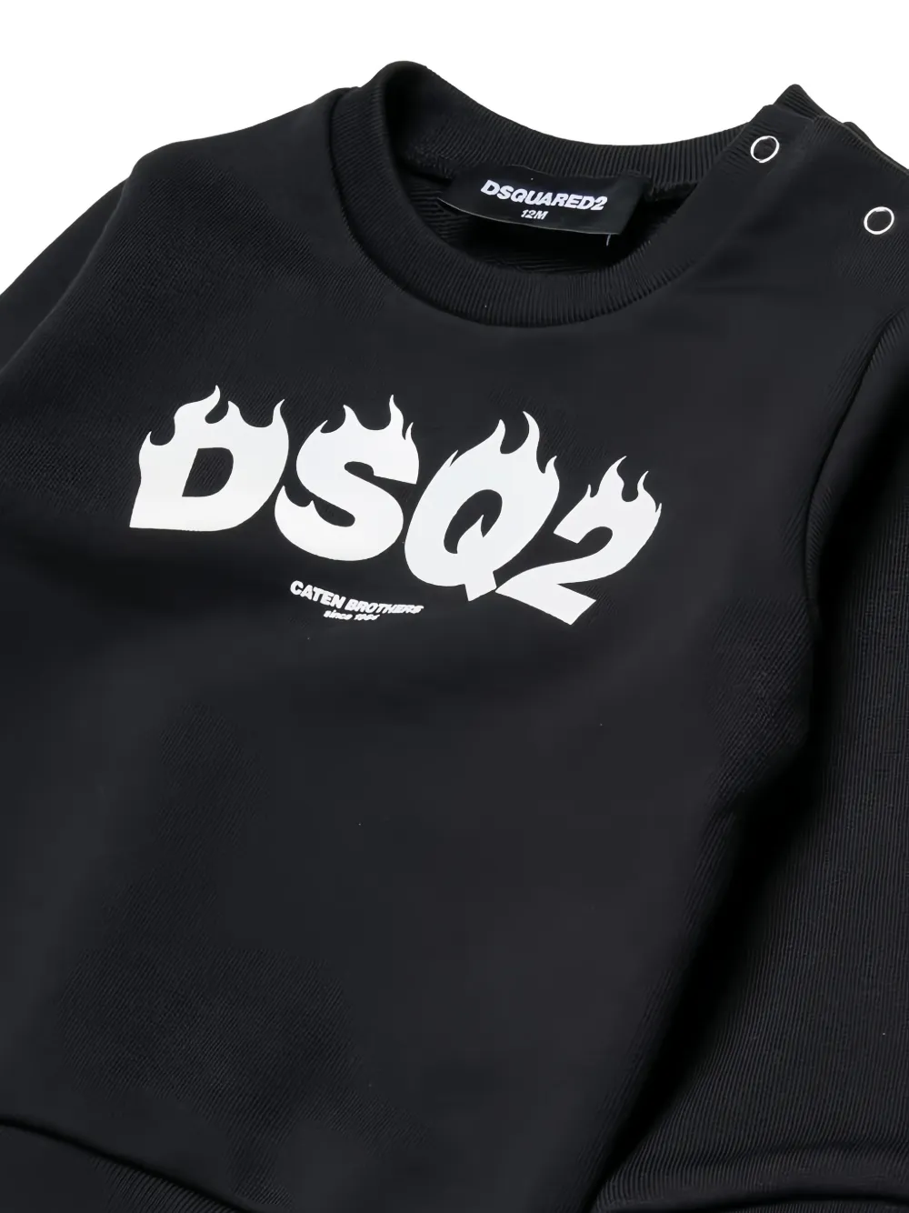  Dsquared2 Kids Crew-neck Sweatshirt - Black 