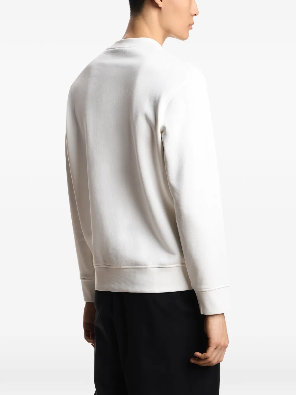 Emporio Armani Sweater met logo Wit