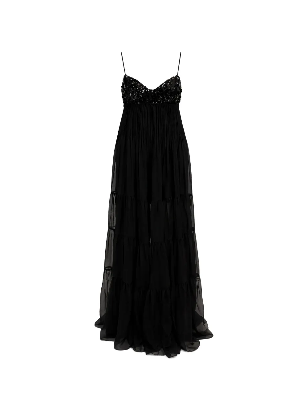 AZEEZA sequin-embellished gown - Nero