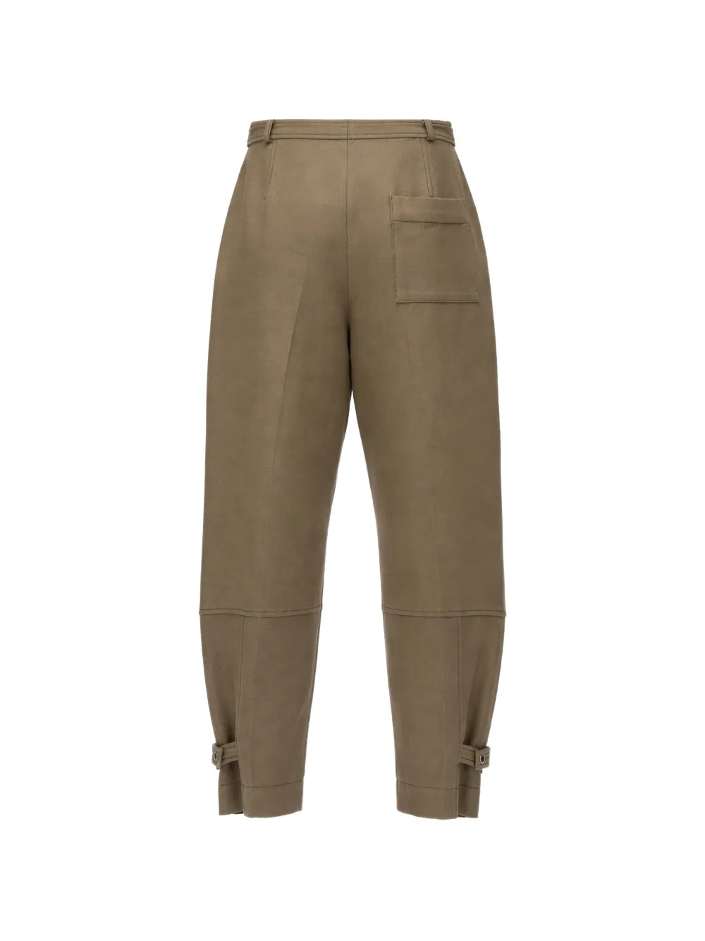 3.1 Phillip Lim Satijnen broek met toelopende pijpen Beige