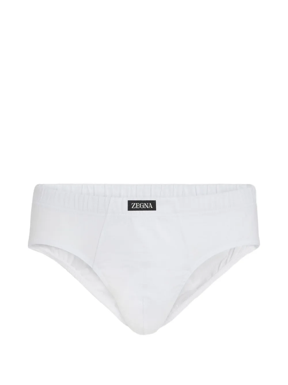 Zegna Slip con logo - Bianco