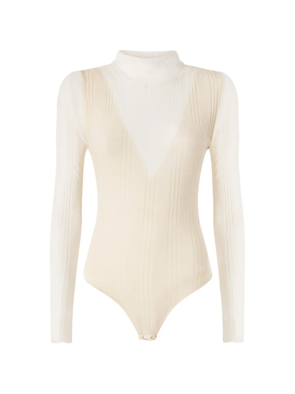 PINKO semi-sheer body - Bianco