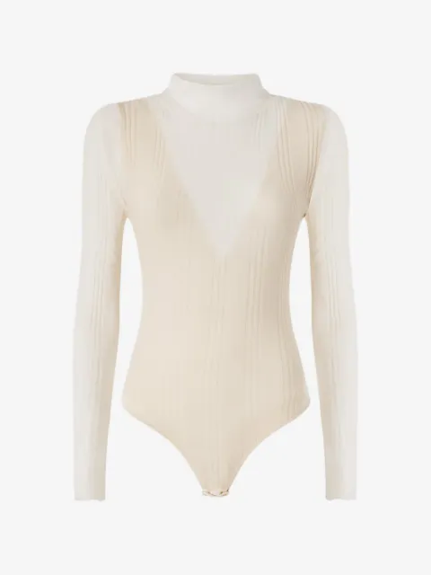 PINKO bodysuit with sheer details