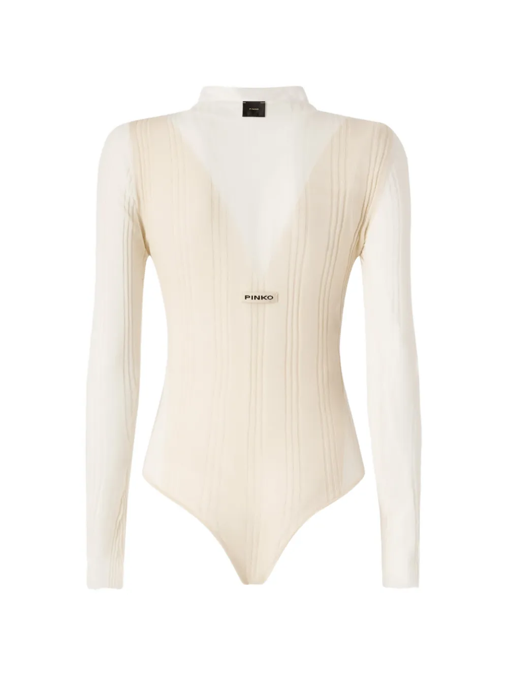 PINKO Body met doorzichtige details Wit