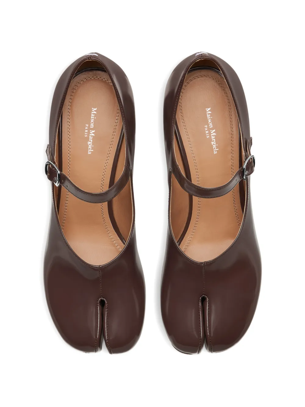 Maison Margiela Tabi Mary Jane pumps Bruin