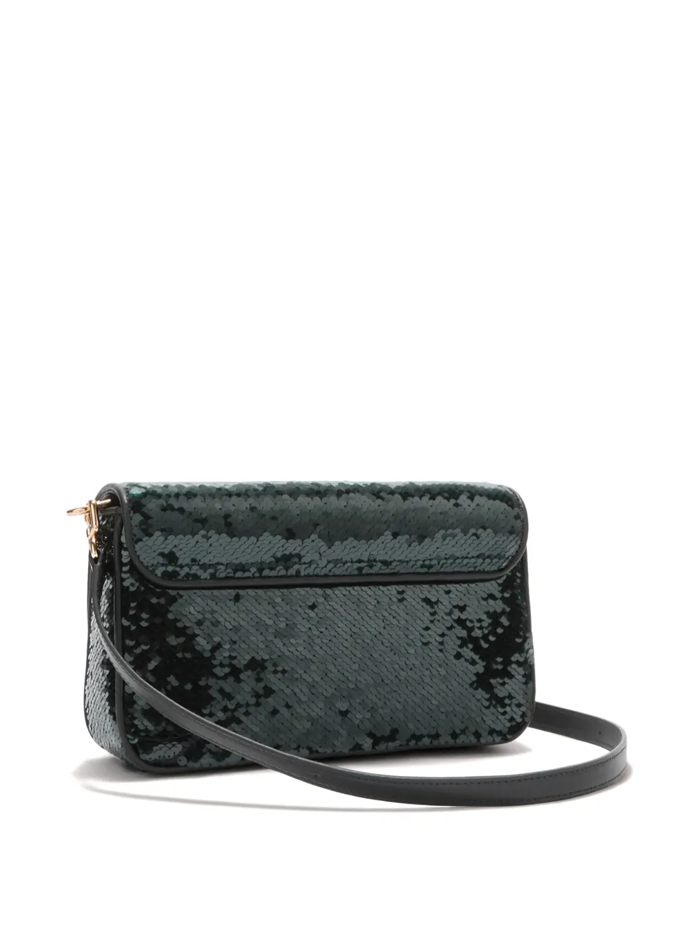  Furla Small Iride Sequin Cross Body Bag - Green 
