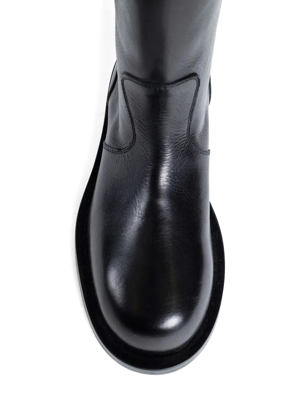 Ann Demeulemeester Milan bewerkte laarzen met gesp Zwart