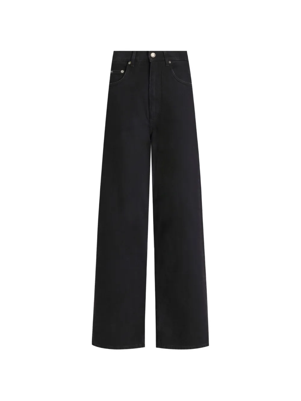 Dolce & Gabbana five-pocket wide-leg jeans - Nero
