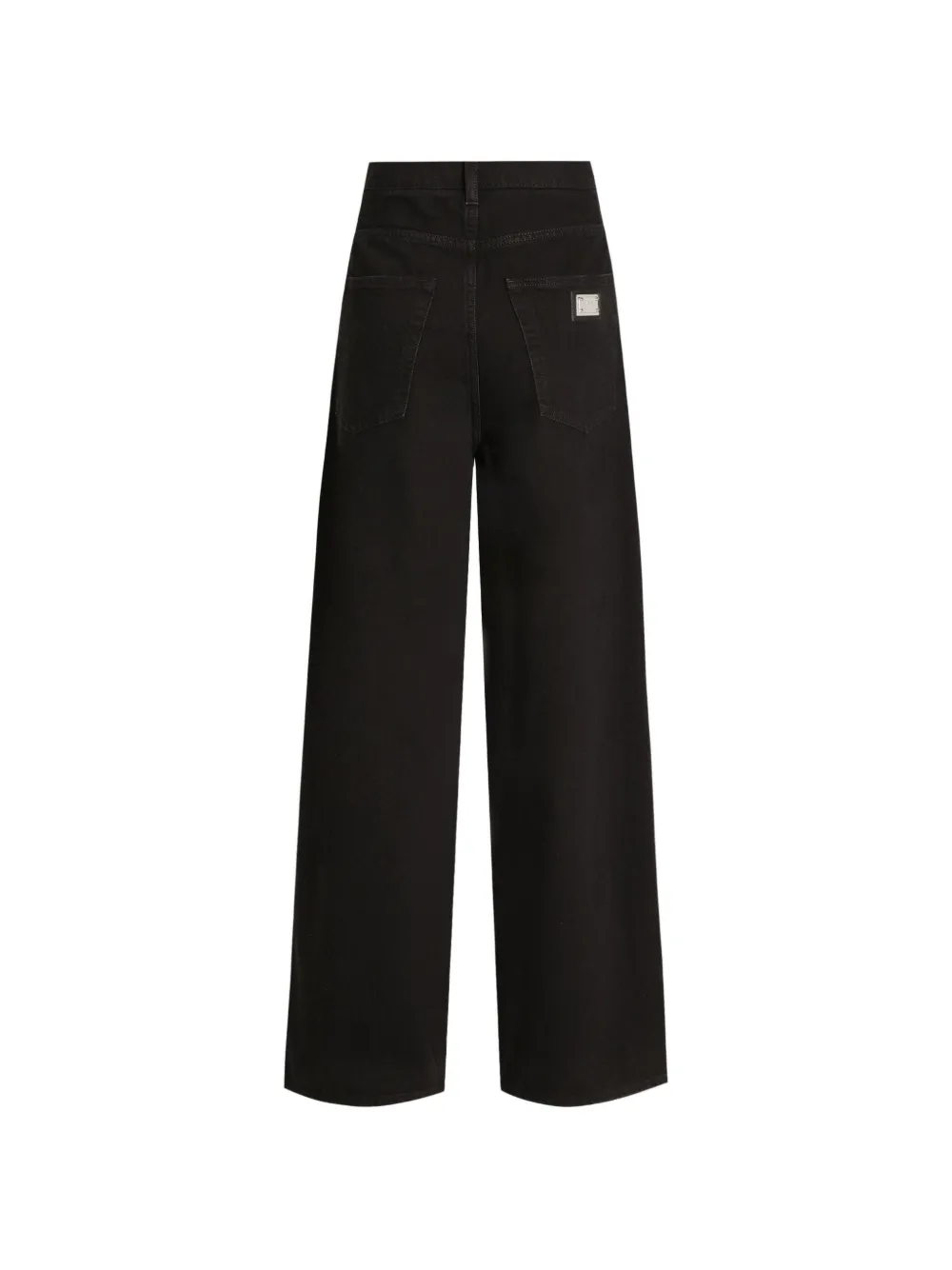 Dolce & Gabbana Jeans met wijde pijpen Zwart