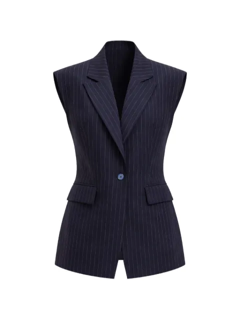 Cynthia Rowley oversized double-breasted gilet