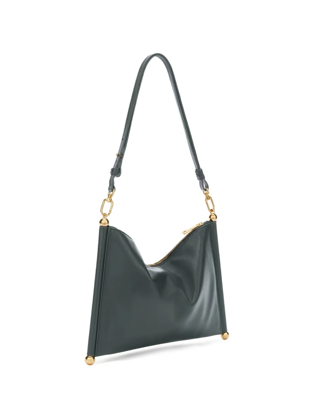 Furla Sfera Soft leren schoudertas Groen