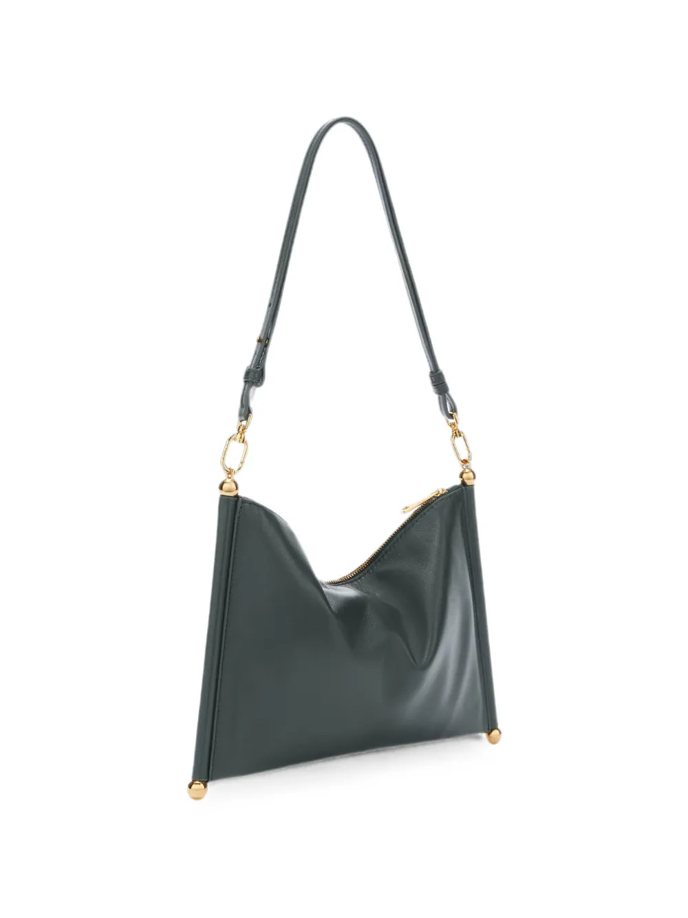 Furla Sfera Soft leren schoudertas Groen