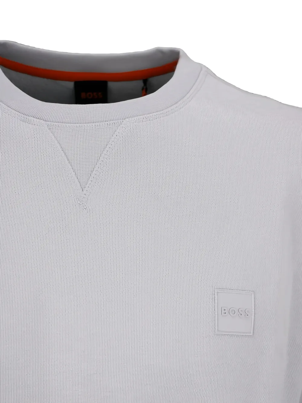 BOSS Sweater met ronde hals Grijs