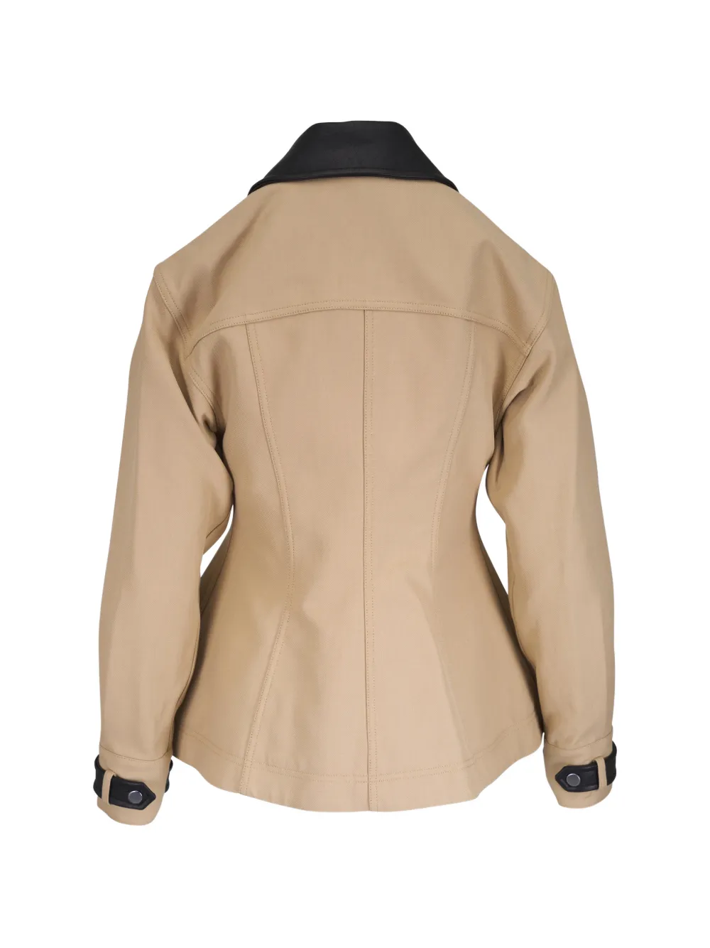  Veronica Beard Peplum Collared Jacket - Neutrals 