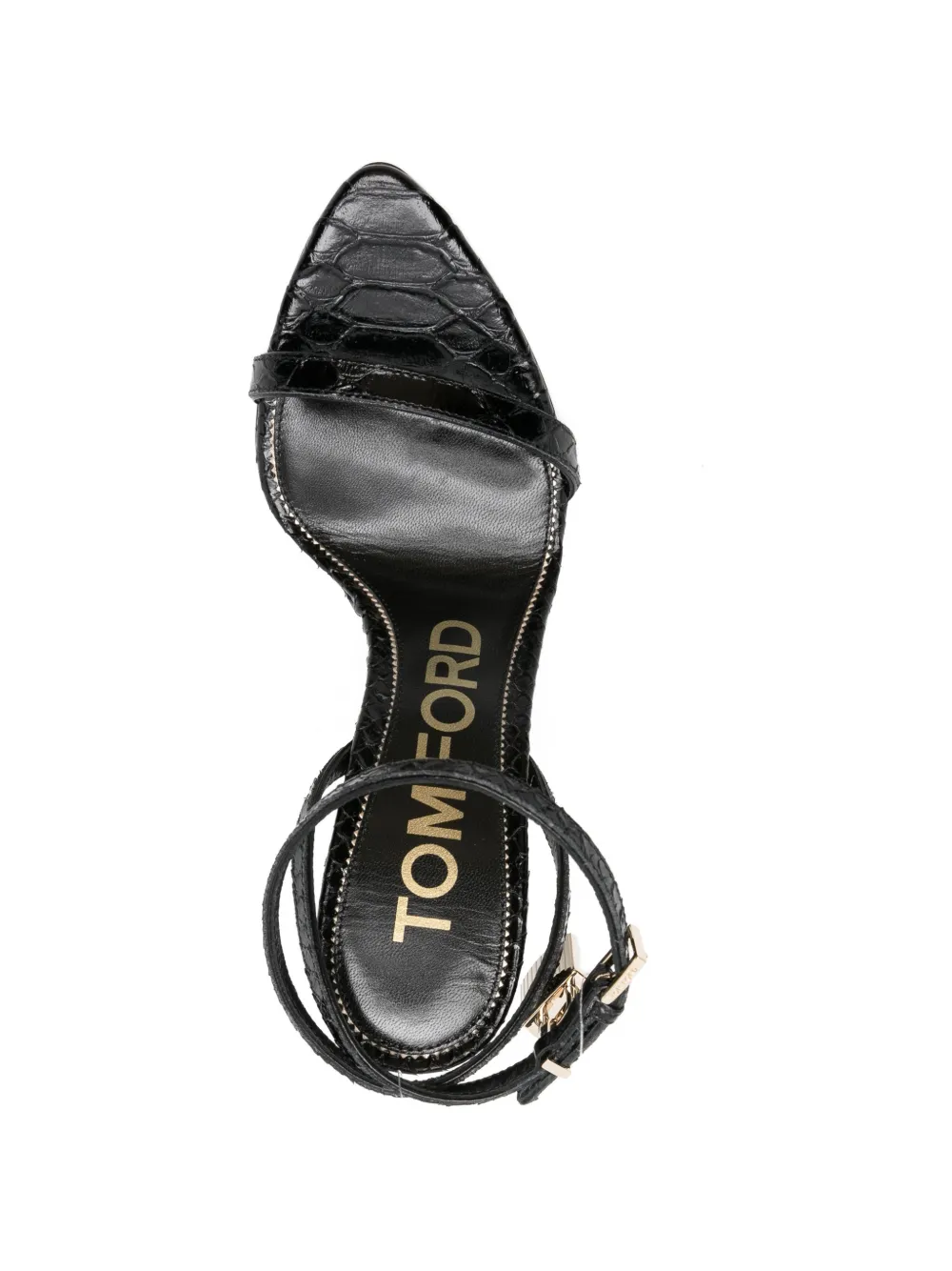 TOM FORD Sandalen met hangslot bandje Zwart