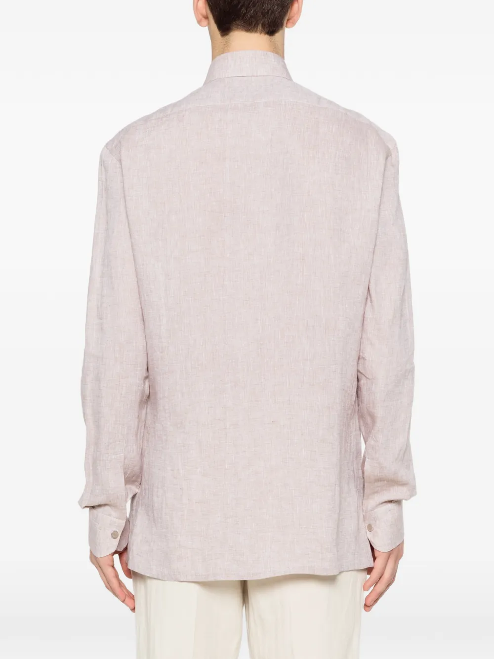 Kiton Beige overhemd