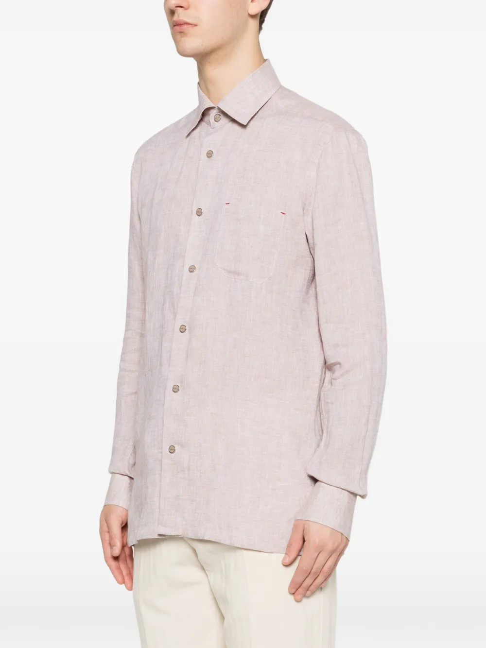  Kiton Beige Shirt - Neutrals 