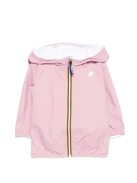 K Way Kids zip-up hooded jacket