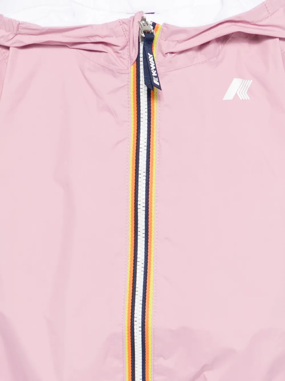 K Way Kids Jack met capuchon Roze